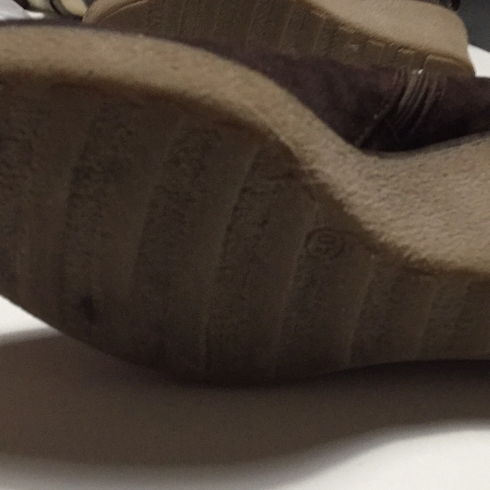 Garnet hill wedge suede ankle boots 40 (9) - Picture 8 of 12
